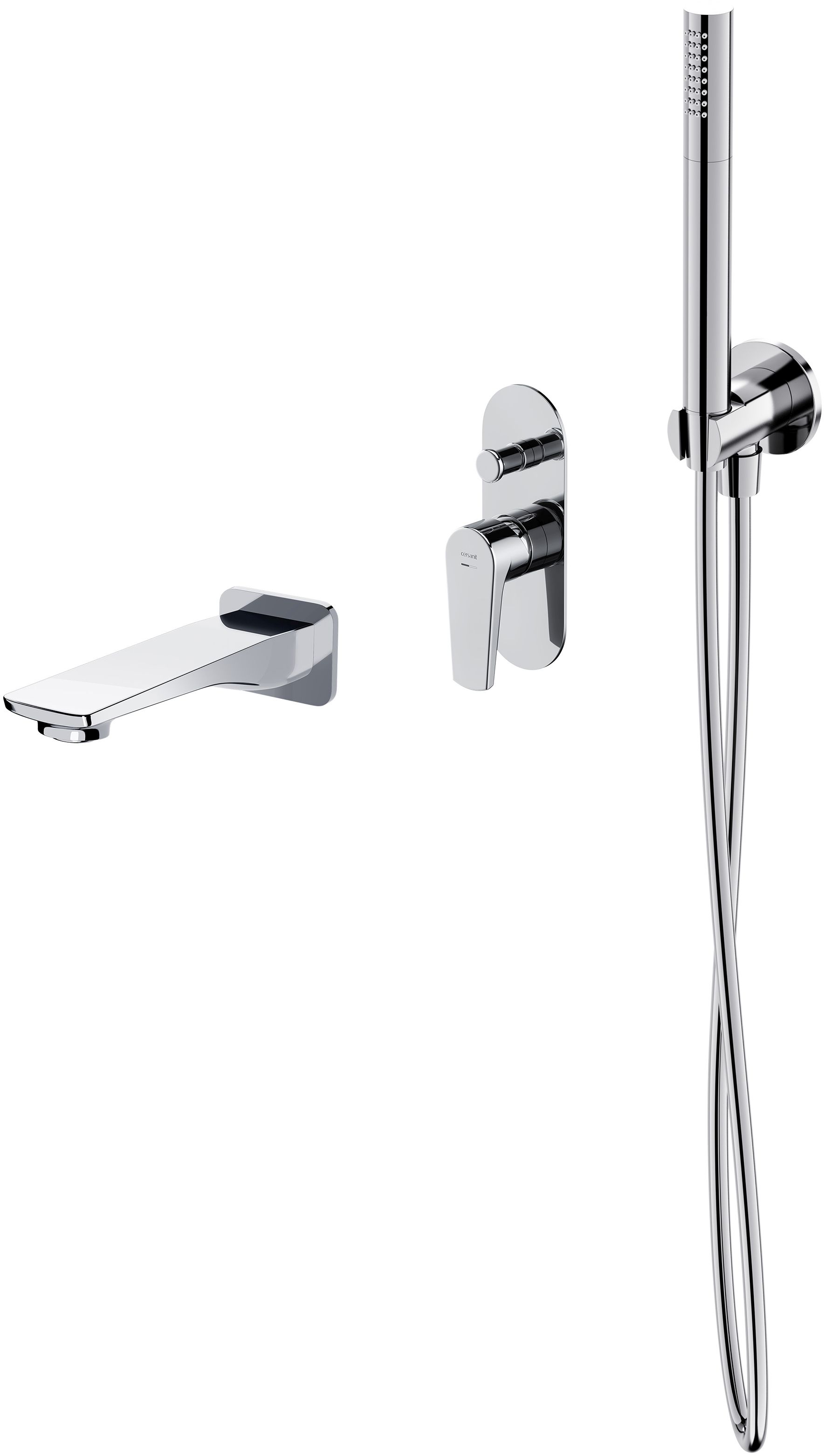 Cersanit Moduo zestaw wannowo-prysznicowy podtynkowy chrom S952-040 - Wysyłka w 24h