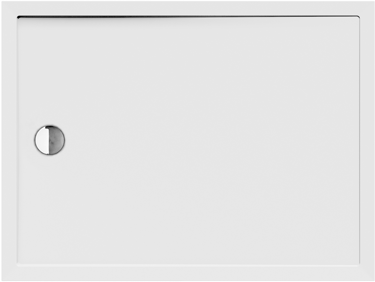 New Trendy New Cantare brodzik 130x90 cm prostokątny biały B-0443