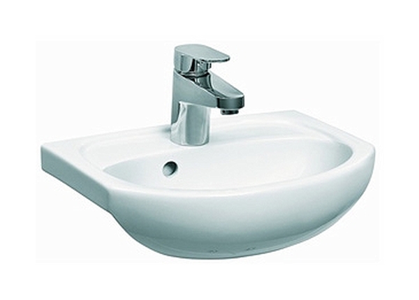 Koło Solo umywalka 40x33 cm meblowa półokrągła biała 72942-000