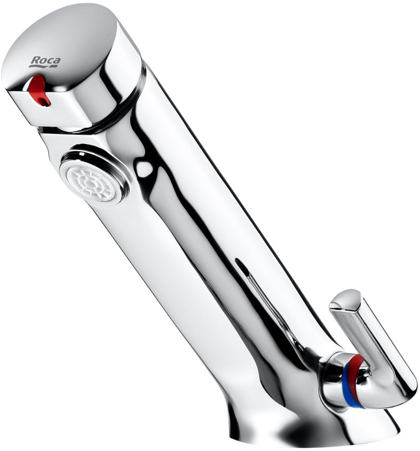 Roca Avant bateria umywalkowa czasowa stojąca chrom A5A3179C00