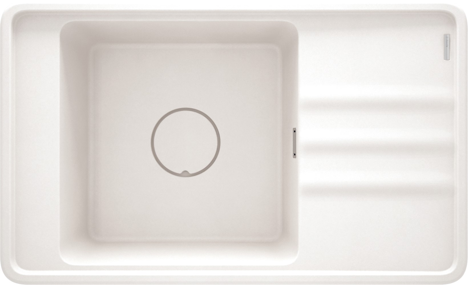 Deante Momi zlewozmywak granitowy 82x50 cm biały ZKM_A11B - Wysyłka w 24h