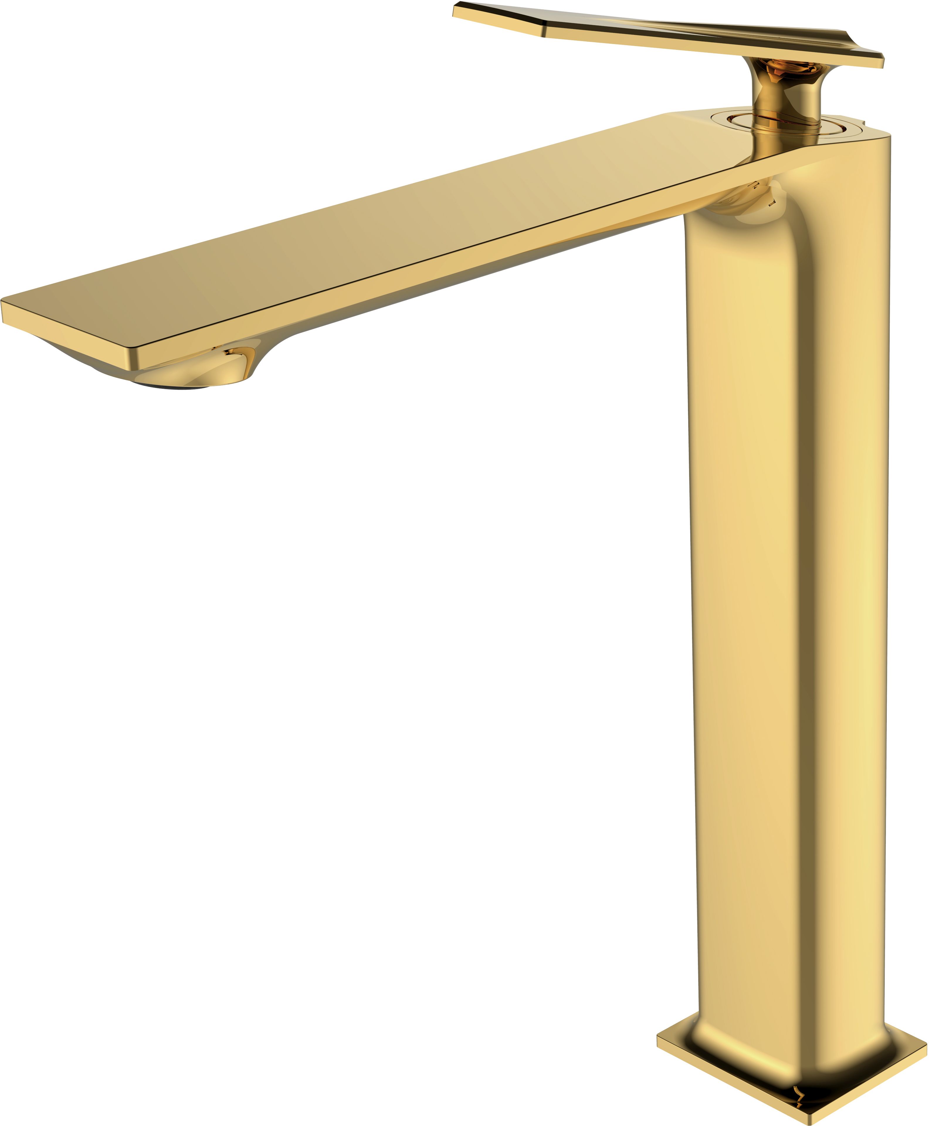 Besco Aspira I bateria umywalkowa wysoka złoty połysk BU-AI-ZL