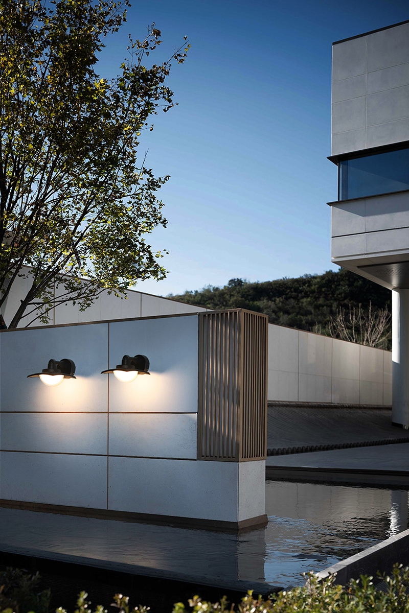 Italux Isola 3K kinkiet zewnętrzny 1x9 W czarny OWL-6950-3K