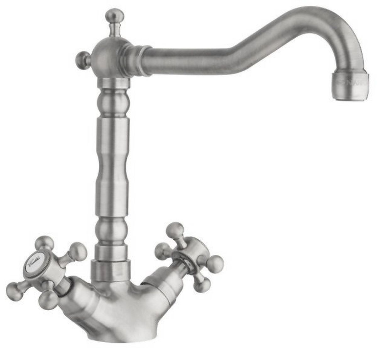 Sapho Antea bateria kuchenna stojąca nikiel szczotkowany 3128