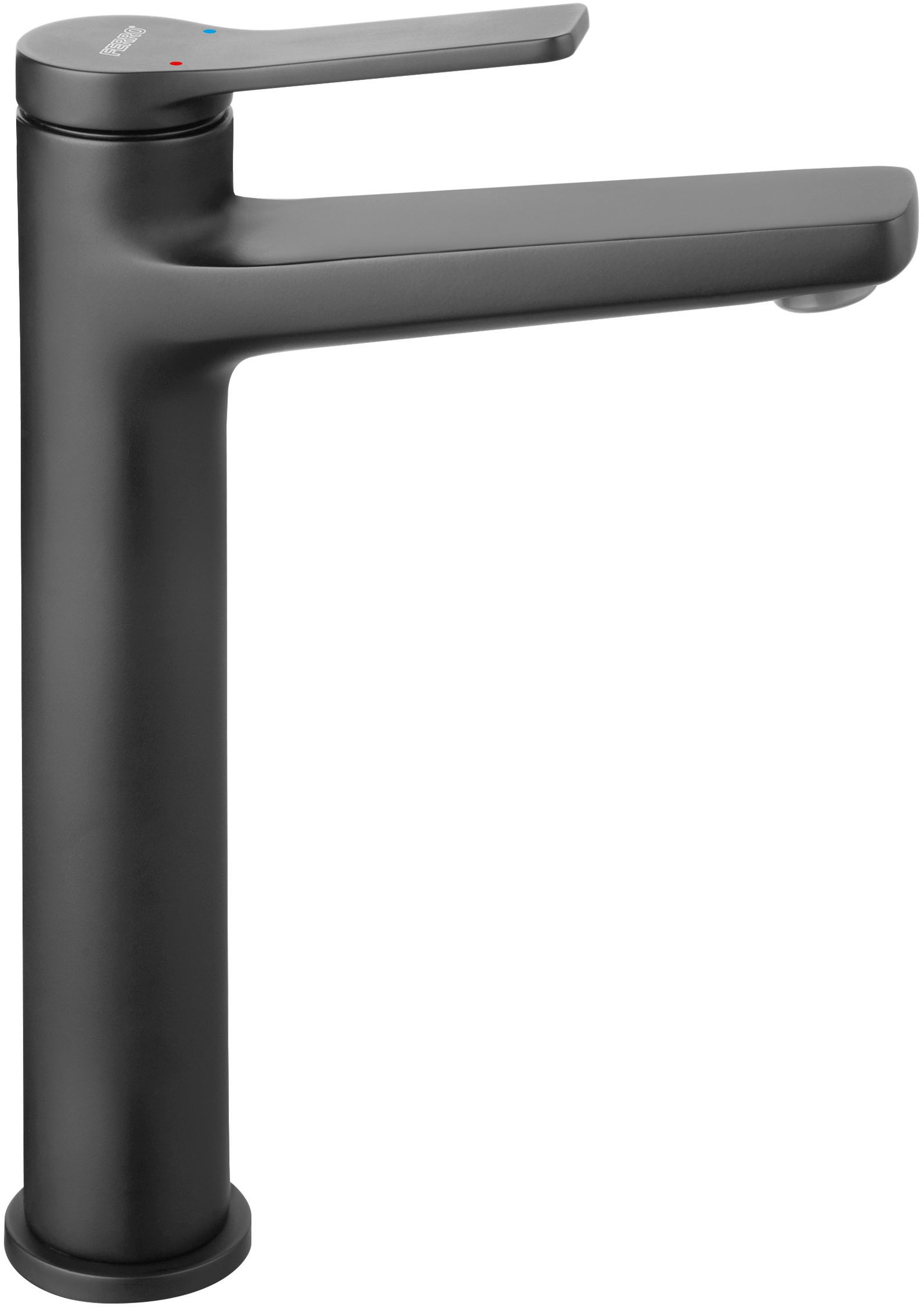 Ferro Stratos Black bateria umywalkowa stojąca wysoka czarny mat BSC2LBL - Wysyłka w 24h