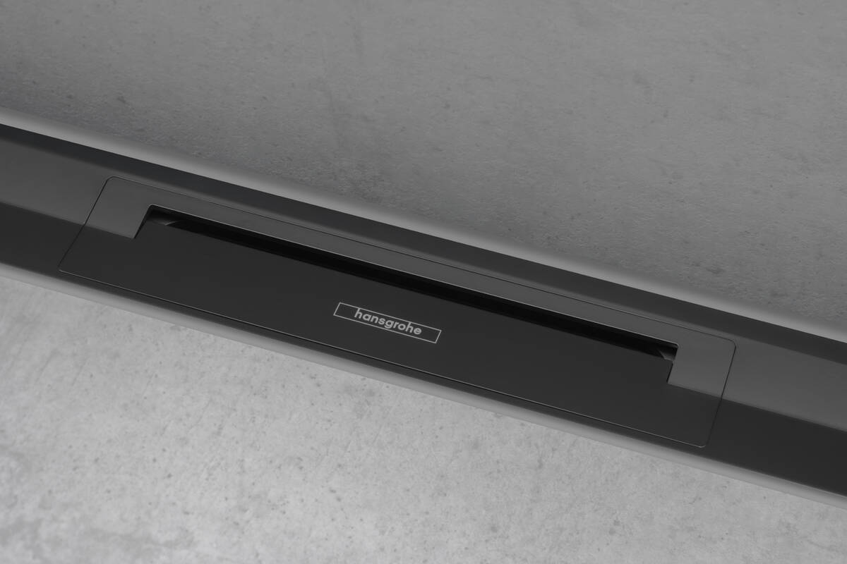 Hansgrohe Raindrain Flex element zewnętrzny odpływu 70 cm czarny mat 56050670