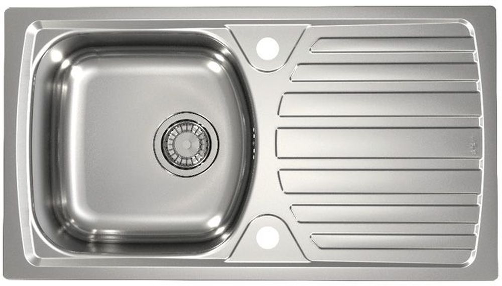 Alveus Basic 170 zlewozmywak stalowy 78x43,5 cm len 1136540