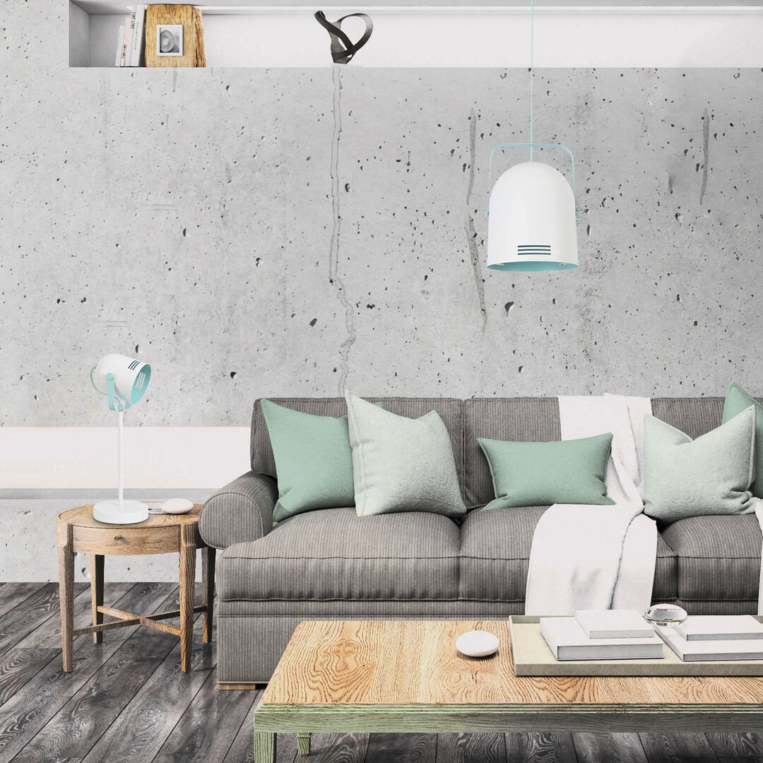 Rabalux Minuet lampa wisząca 1x40W biała/miętowa 7016