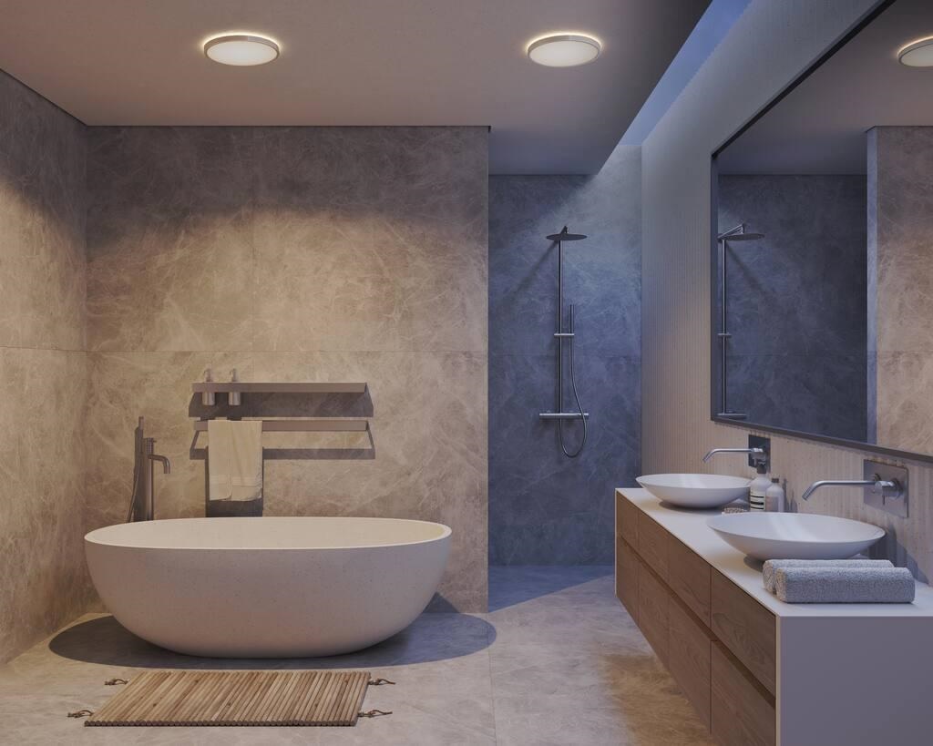 Nordlux Oja plafon 1x14,5W LED biały/chrom 2015026133