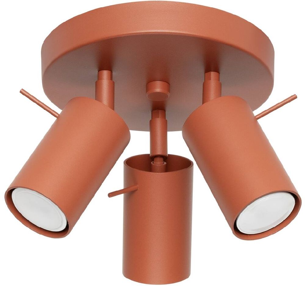 Sollux Lighting Ring lampa podsufitowa 3x10 W czerwona SL.1509