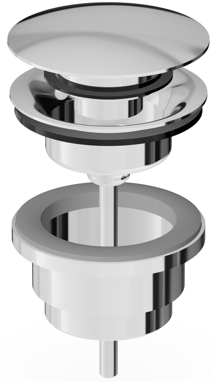 Zucchetti korek do umywalki chrom R97755