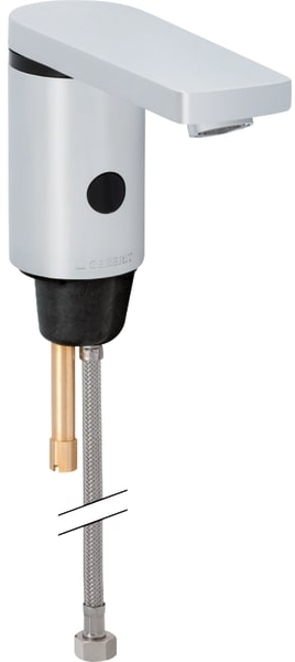 Geberit Typ 186 zawór umywalkowy stojący elektroniczny chrom błyszczący 116.236.21.1