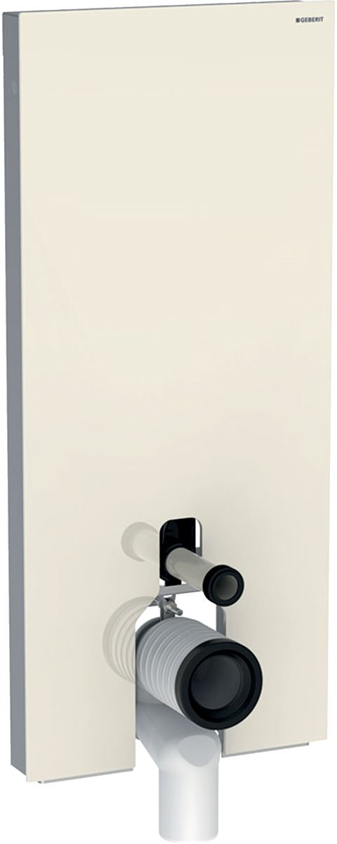 Geberit Monolith moduł sanitarny do miski WC stojącej szkło szary piasek/aluminium 131.033.JL.5