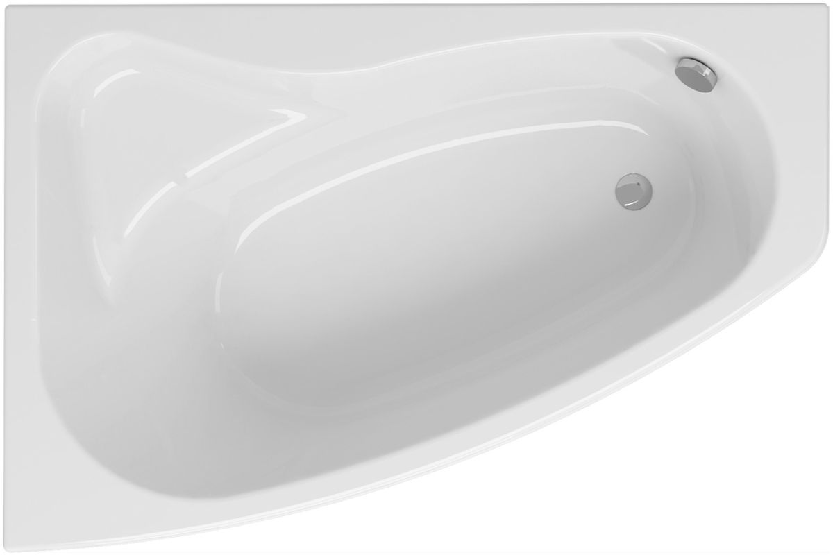 Cersanit Sicilia wanna narożna 160x100 cm lewa biała S301-036