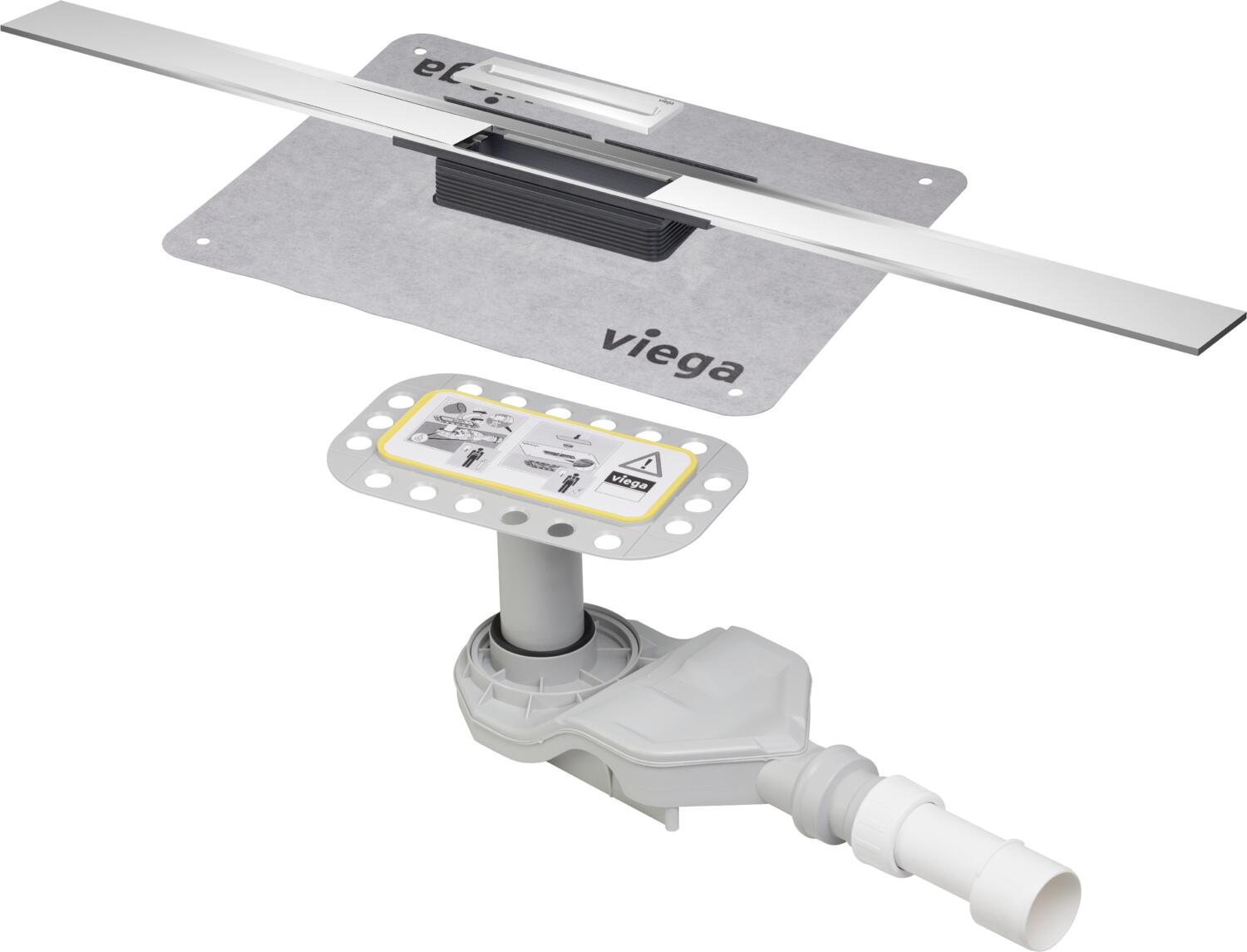 Viega Advantix Cleviva odpływ liniowy 80 cm stal 794491