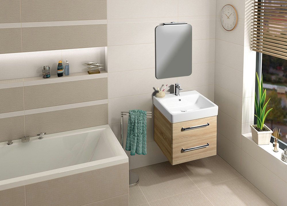 Sapho Ishape lustro 60x80 cm prostokątne AG468