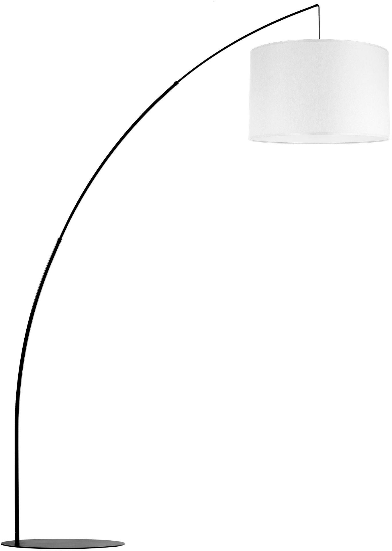 TK Lighting Moby lampa stojąca 1x15 W biała-czarna 3060