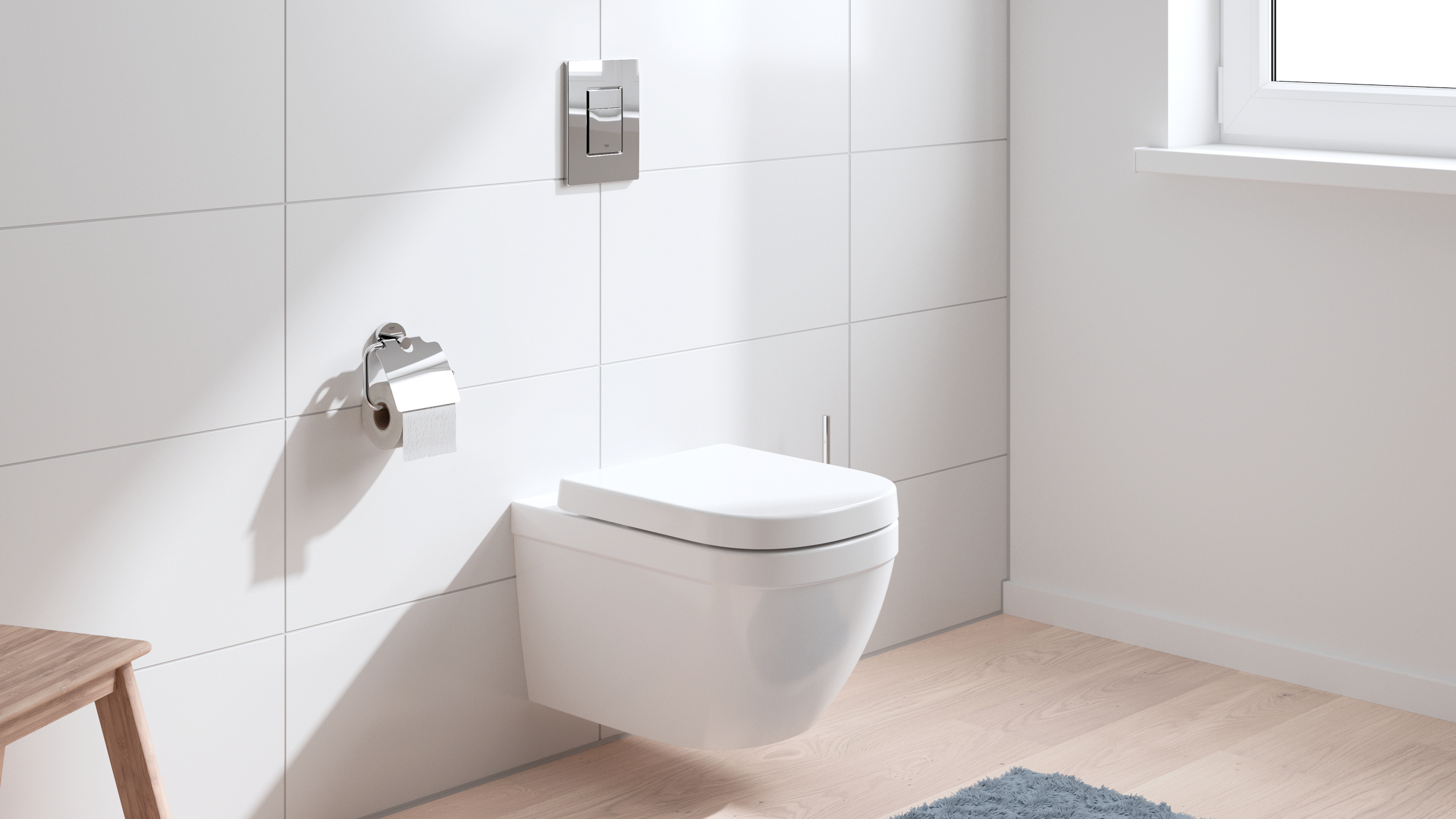 Grohe Euro Ceramic miska WC z deską wolnoopadającą spłukiwanie wirowe biała 39693000