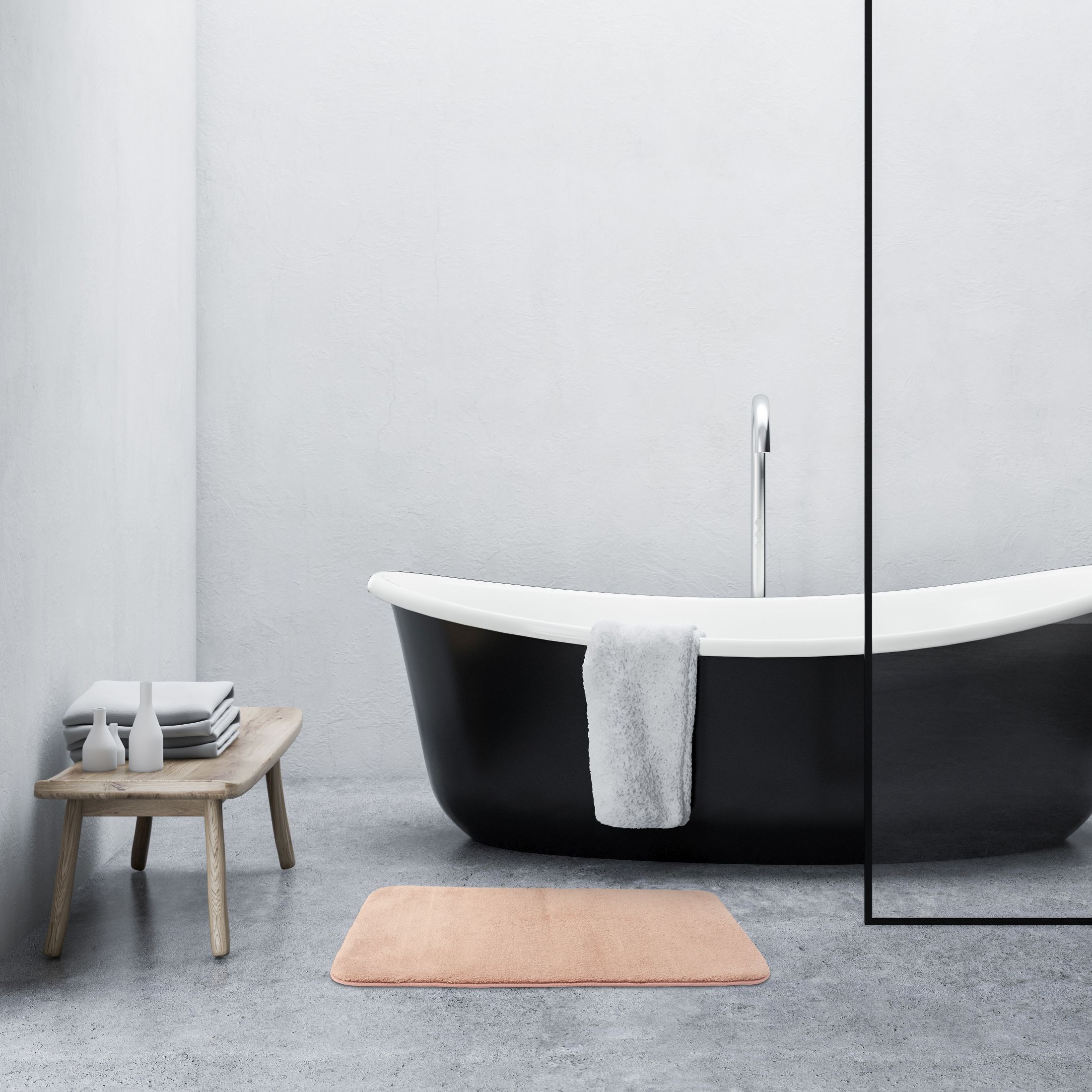 Multi-Decor Estella dywanik łazienkowy 80x50 cm różowy 504306 - Wysyłka w 24h