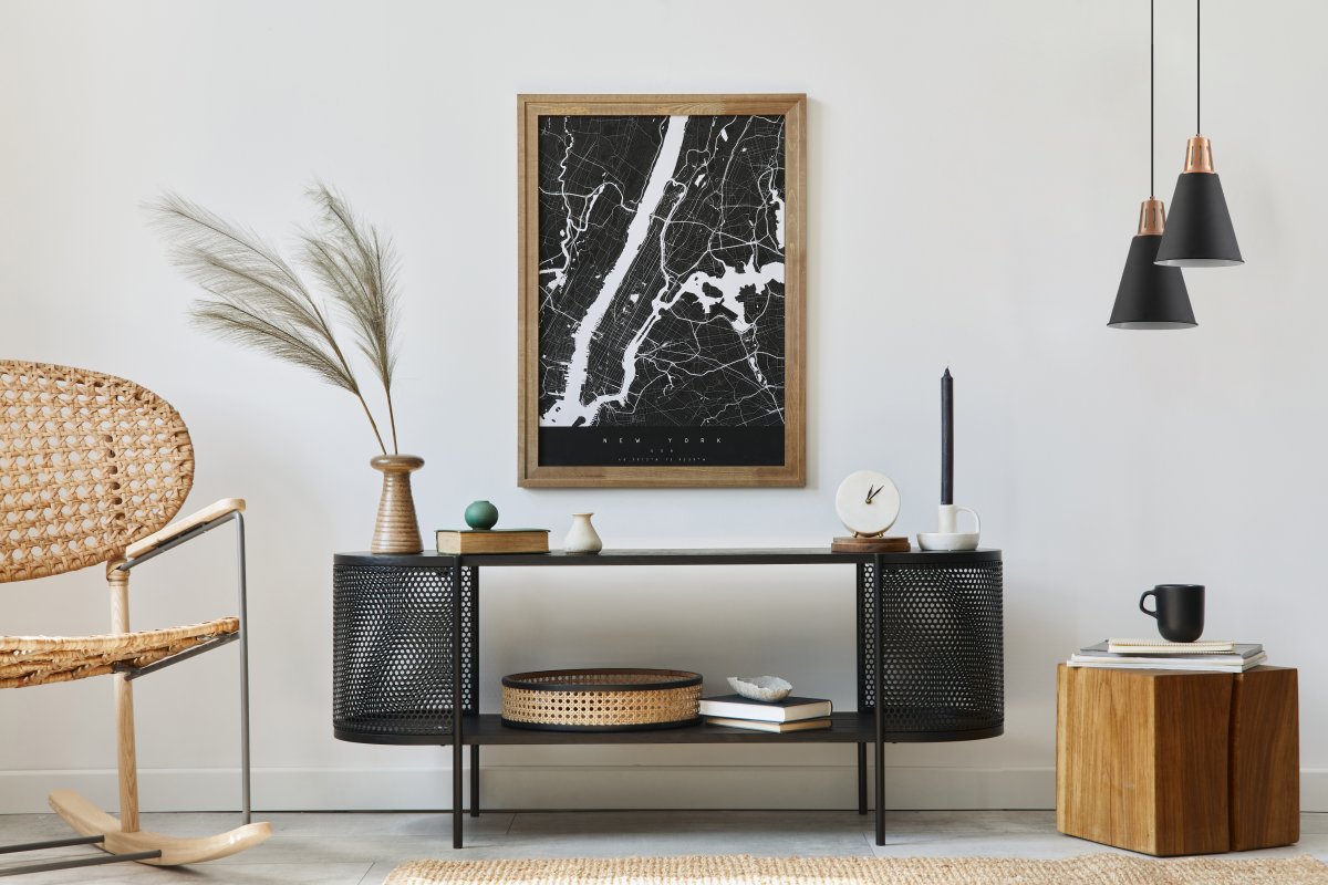 GTV Gianni lampa wisząca 1x40 W czarna-złota OS-GIAN-E27-11-DEC