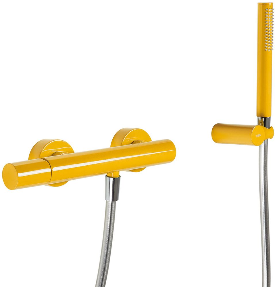 Tres Study Exclusive bateria prysznicowa ścienna bursztynowa 261.167.01.TAM