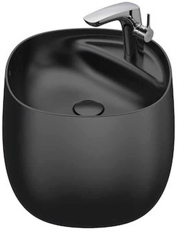 Roca Beyond umywalka 46x47 cm ścienna onyks A3270B1640