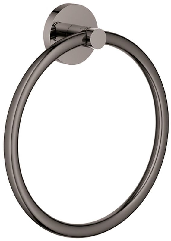 Grohe Essentials wieszak na ręcznik 18 cm okrągły hard graphite 40365A01 - Wysyłka w 24h