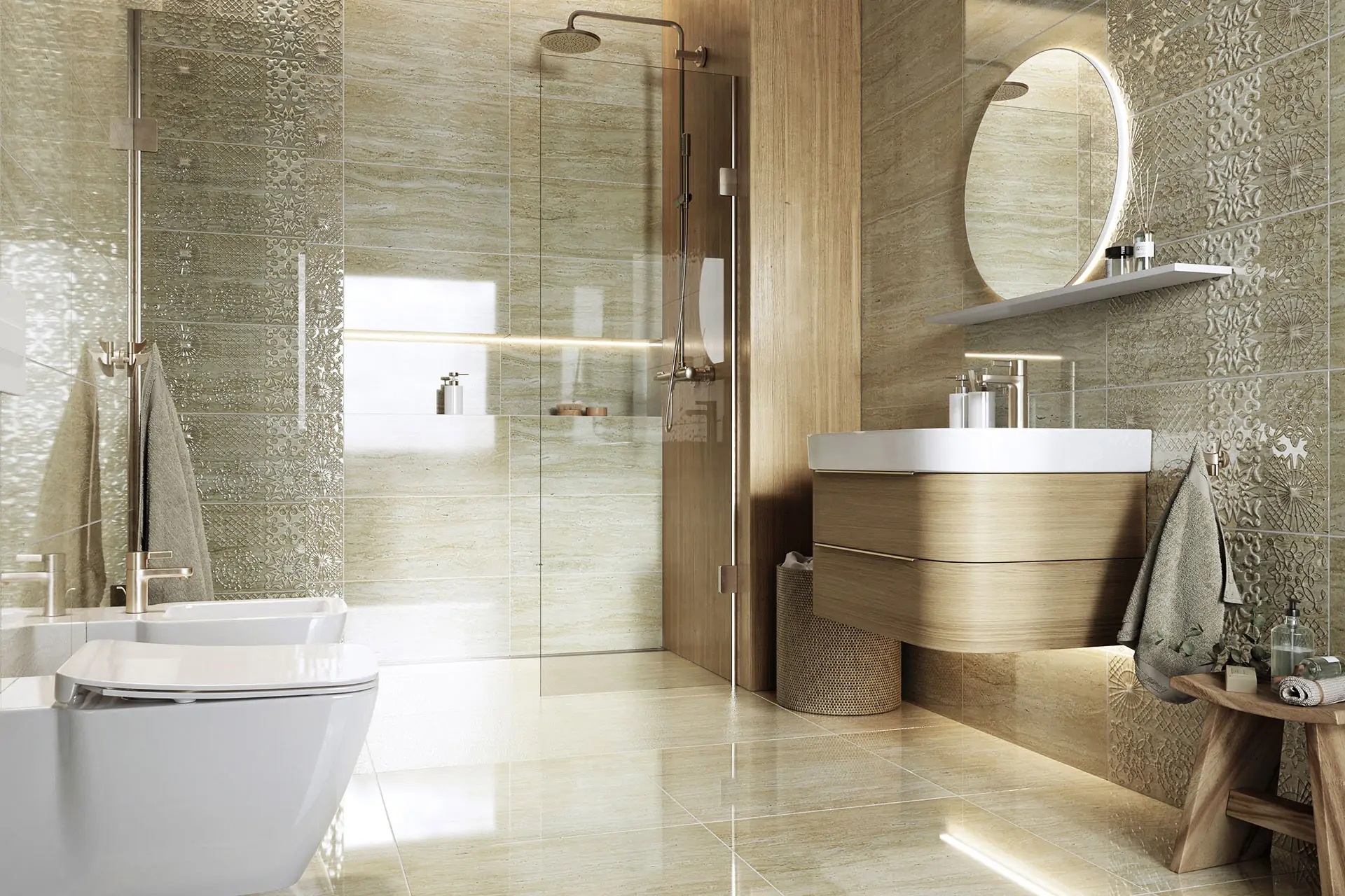 Ceramstic Cente Luce Deco dekor ścienny 60x30 cm