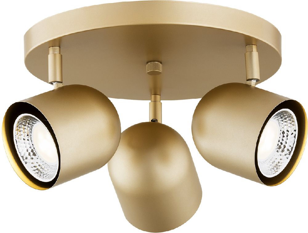 Argon Isola lampa podsufitowa 3x5W złoty 6249