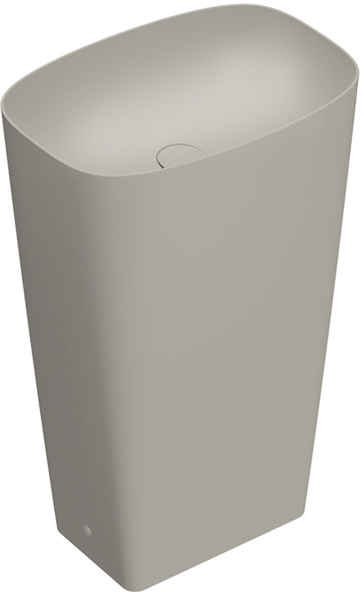 Catalano Green umywalka 55x38 cm owalna wolnostojąca szary/kamień 0428551023