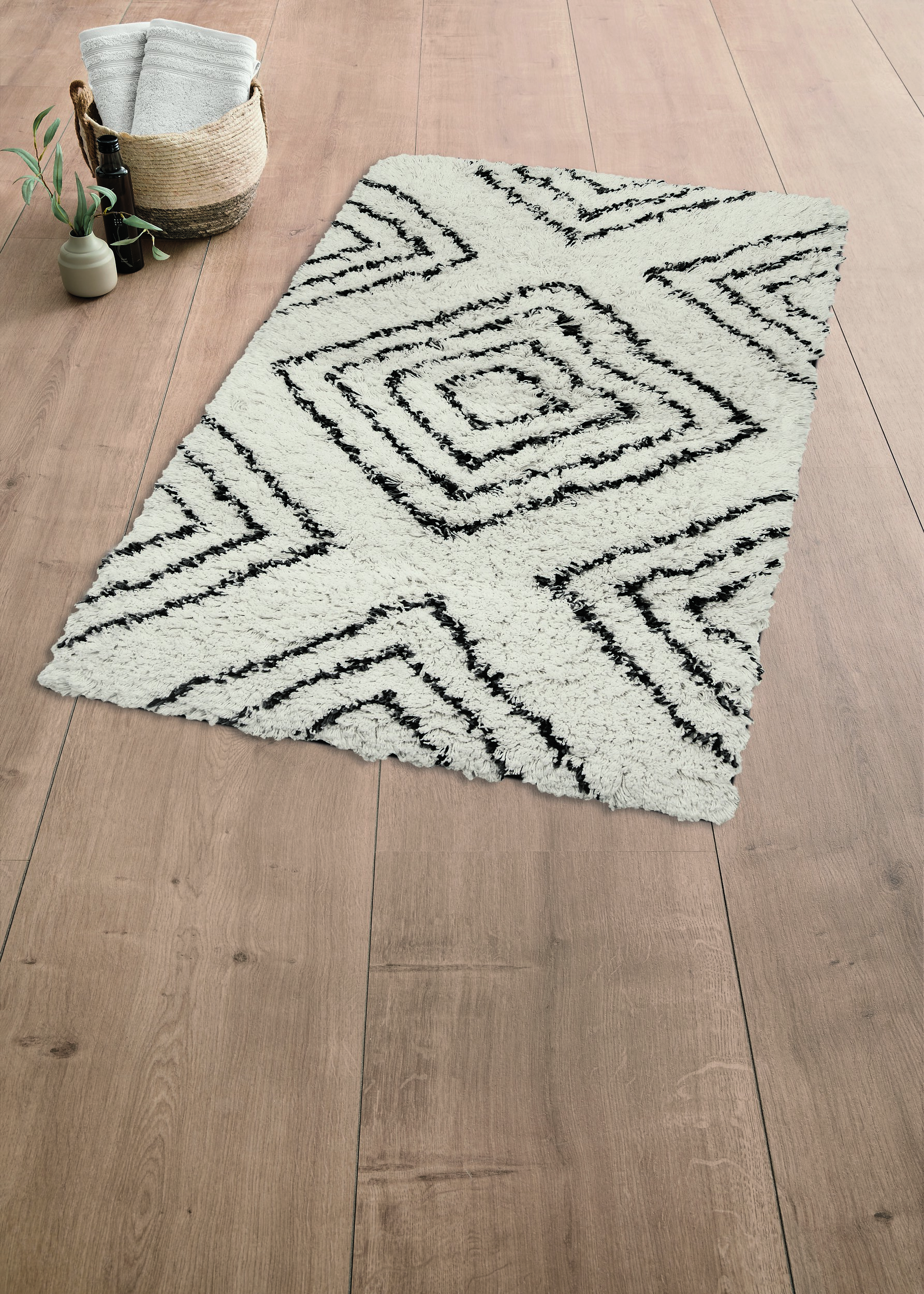 Kleine Wolke Boho dywanik łazienkowy 120x70 cm bawełna nature 9157202225 - Wysyłka w 24h