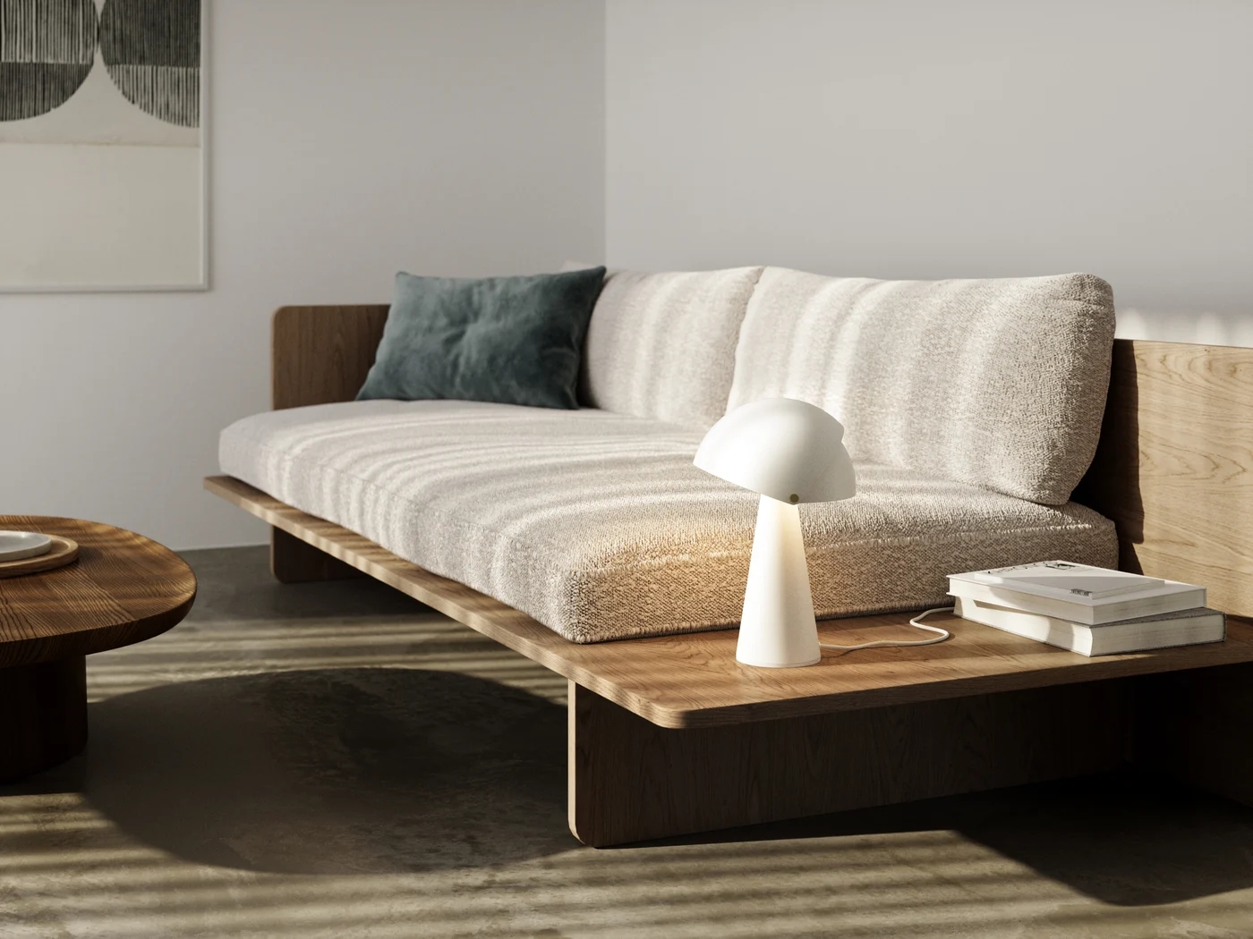 Nordlux DFTP Align lampa stołowa 1x25W biała 2120095001