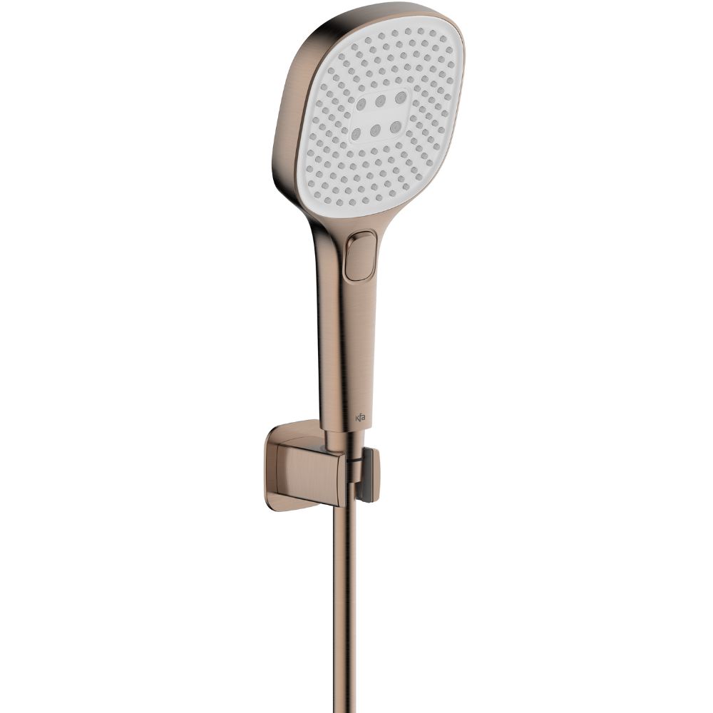 KFA Armatura Malaga zestaw prysznicowy ścienny różowe złoto szczotkowane 841-255-34