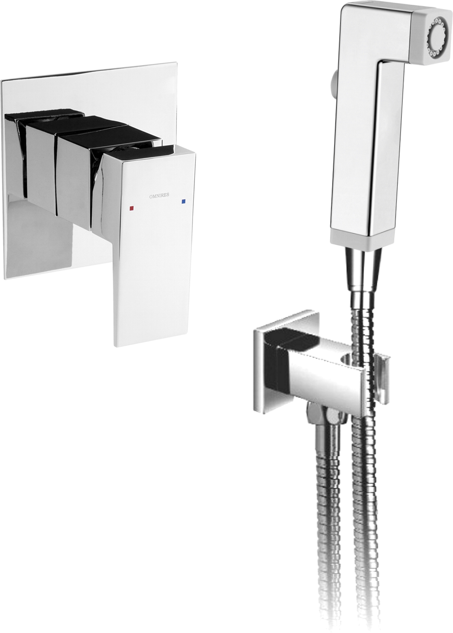 Omnires Fresh bateria bidetowa podtynkowa chrom SYSFRBI1CR