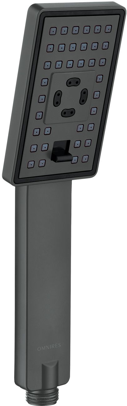 Omnires słuchawka prysznicowa 3-funkcyjna grafit JIMJIM-RGR - Wysyłka w 24h