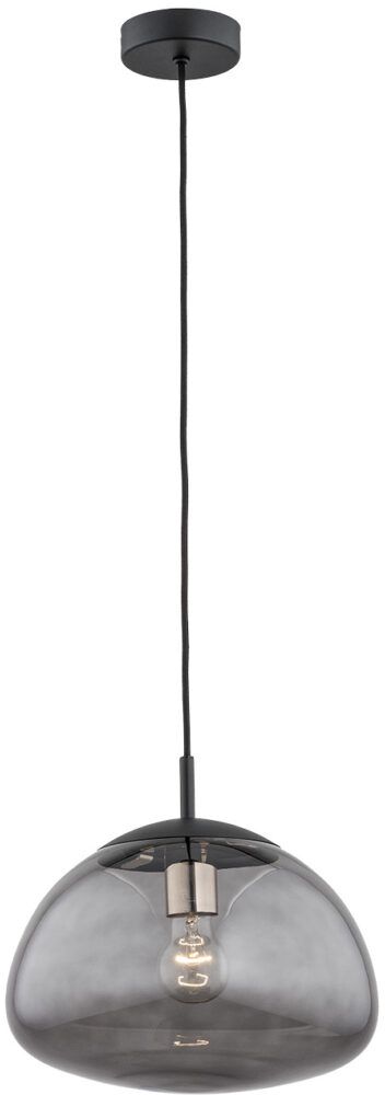 Argon Trini lampa wisząca 1x15W przydymiony/czarny/mosiądz 4334