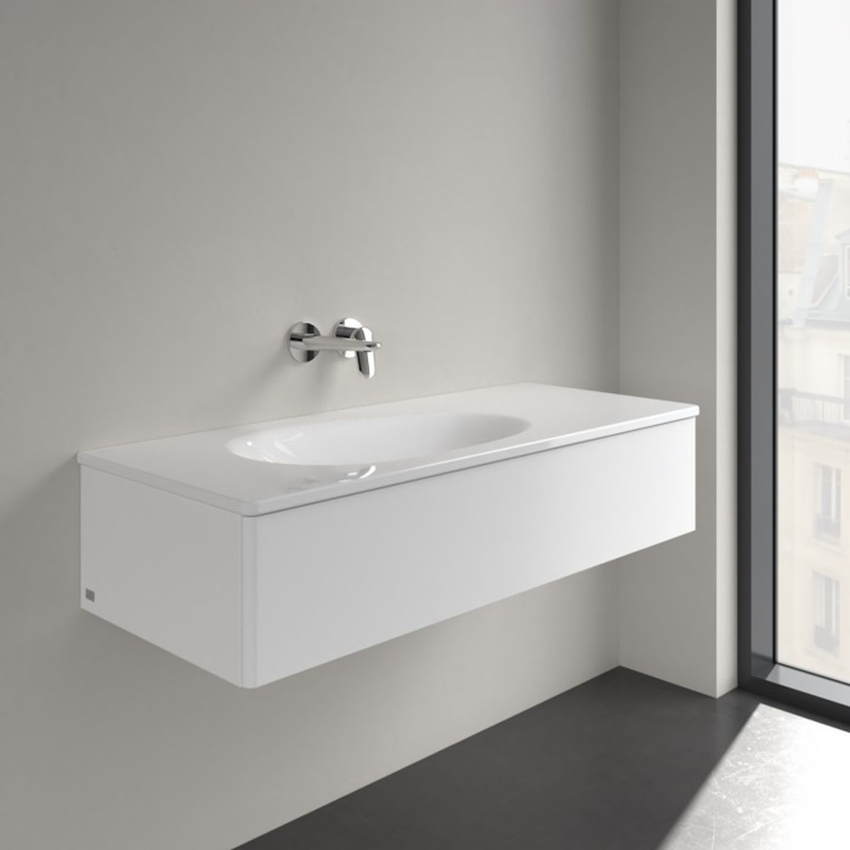 Villeroy & Boch Antao umywalka 120x50 cm prostokątna meblowa biała 4A77L3R1