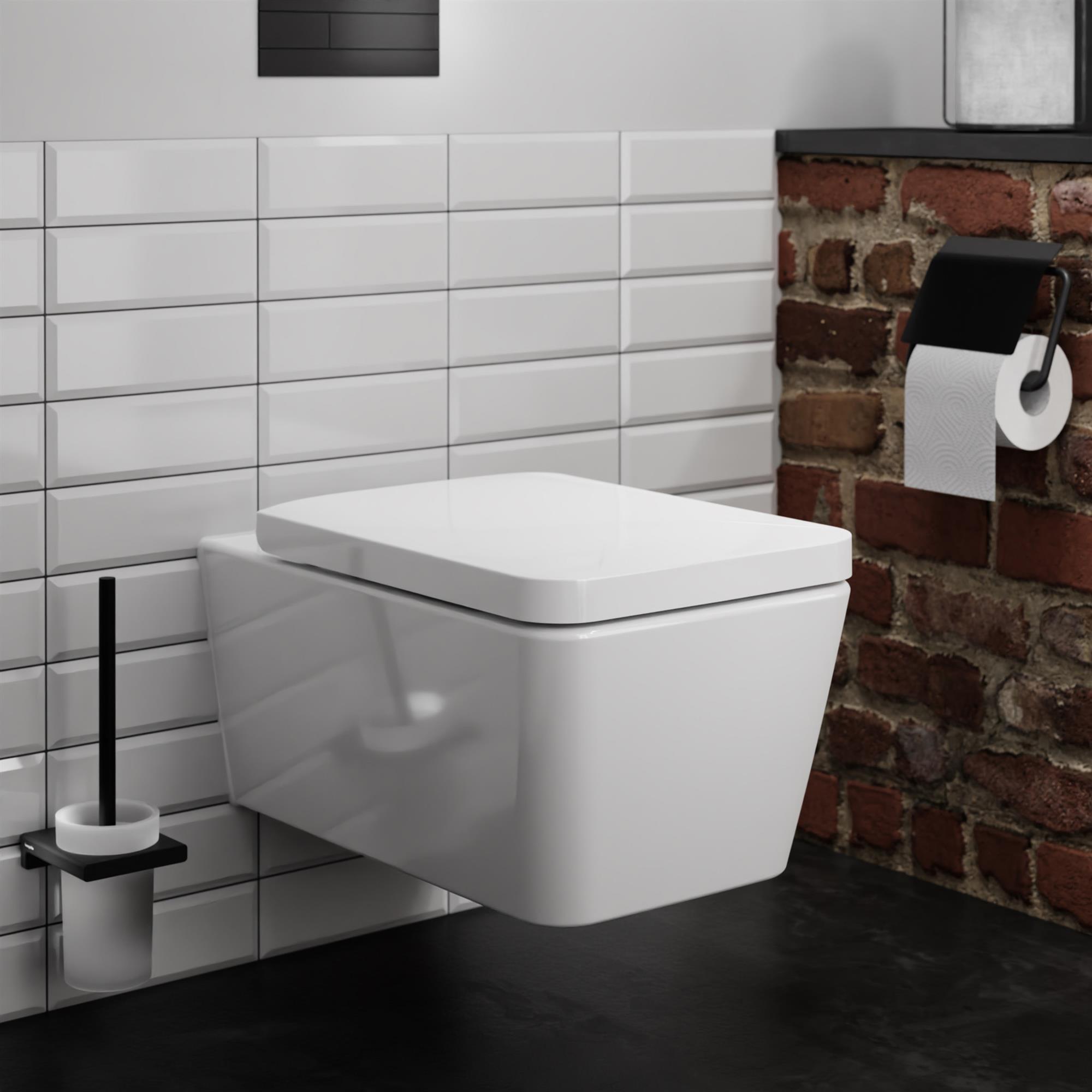 Hansgrohe EluPura Q miska wisząca WC bezkołnierzowa AquaFall Flush SmartClean biały 61116450