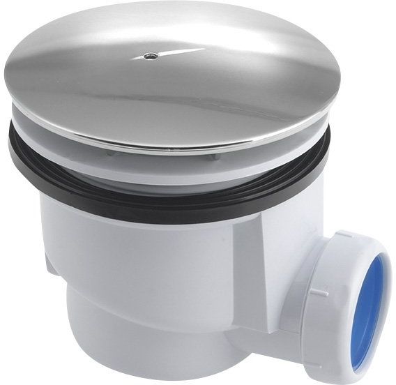 Aqualine syfon do brodzika 90 mm chrom PF408 - Wysyłka w 24h