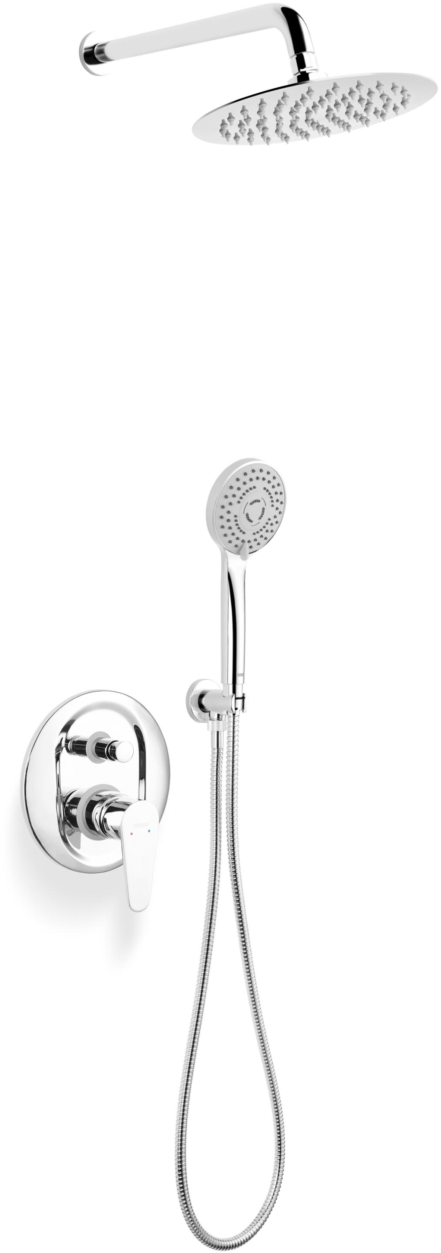 Ferro Algeo Set zestaw prysznicowy podtynkowy z deszczownicą chrom BAG7P-SET1-S