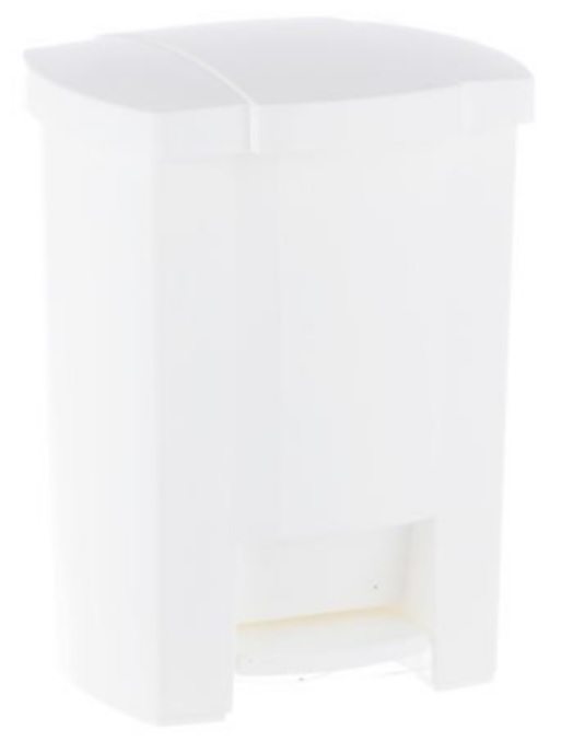 Merida kosz na śmieci 12 l otwierany przyciskiem pedałowym biały KAB402