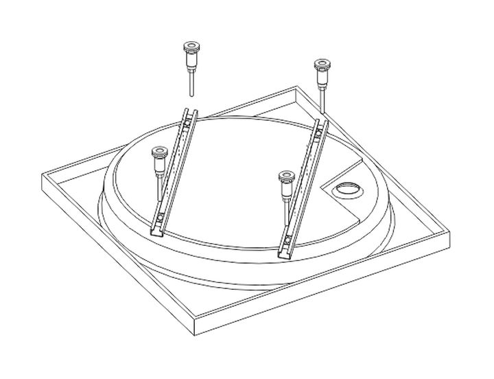 Sanplast stelaż do brodzika 194-STB-003