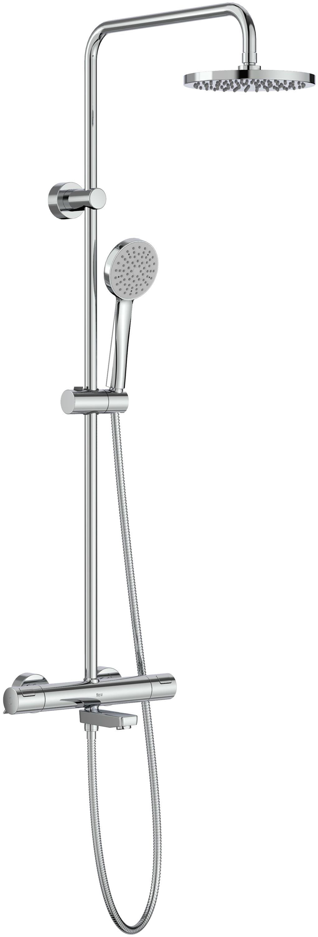 Roca Victoria zestaw prysznicowy ścienny termostatyczny chrom A5A2H18C00