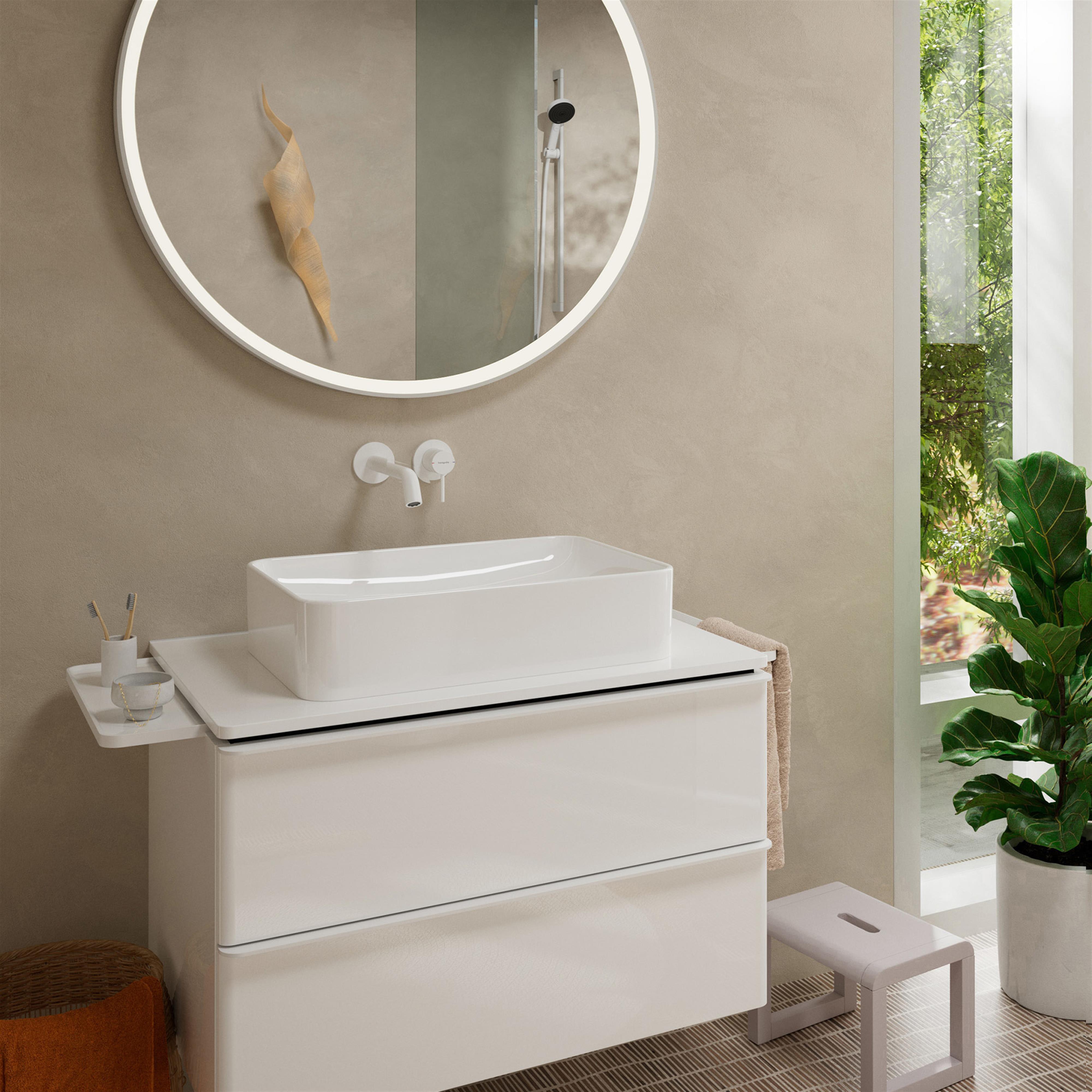 Hansgrohe Tecturis S bateria umywalkowa podtynkowa biała 73351700 - Wysyłka w 24h