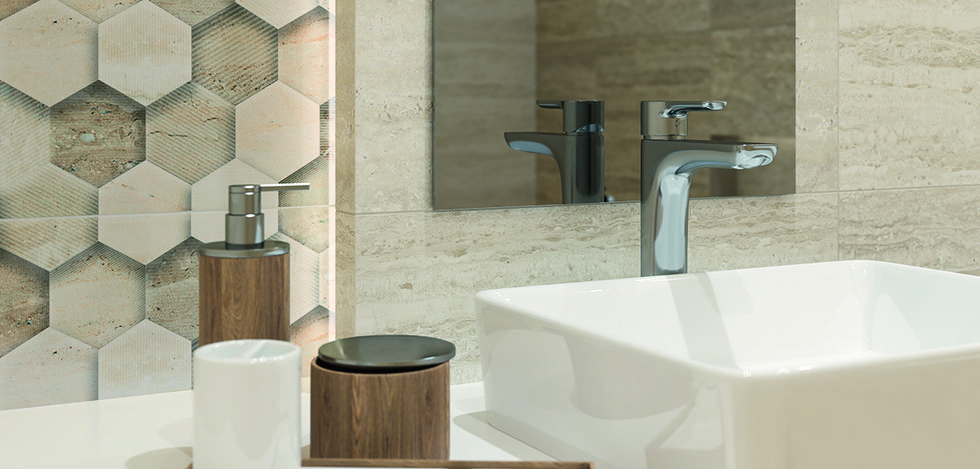 Paradyż Sunlight dekor ścienny 30x60 cm beżowy połysk