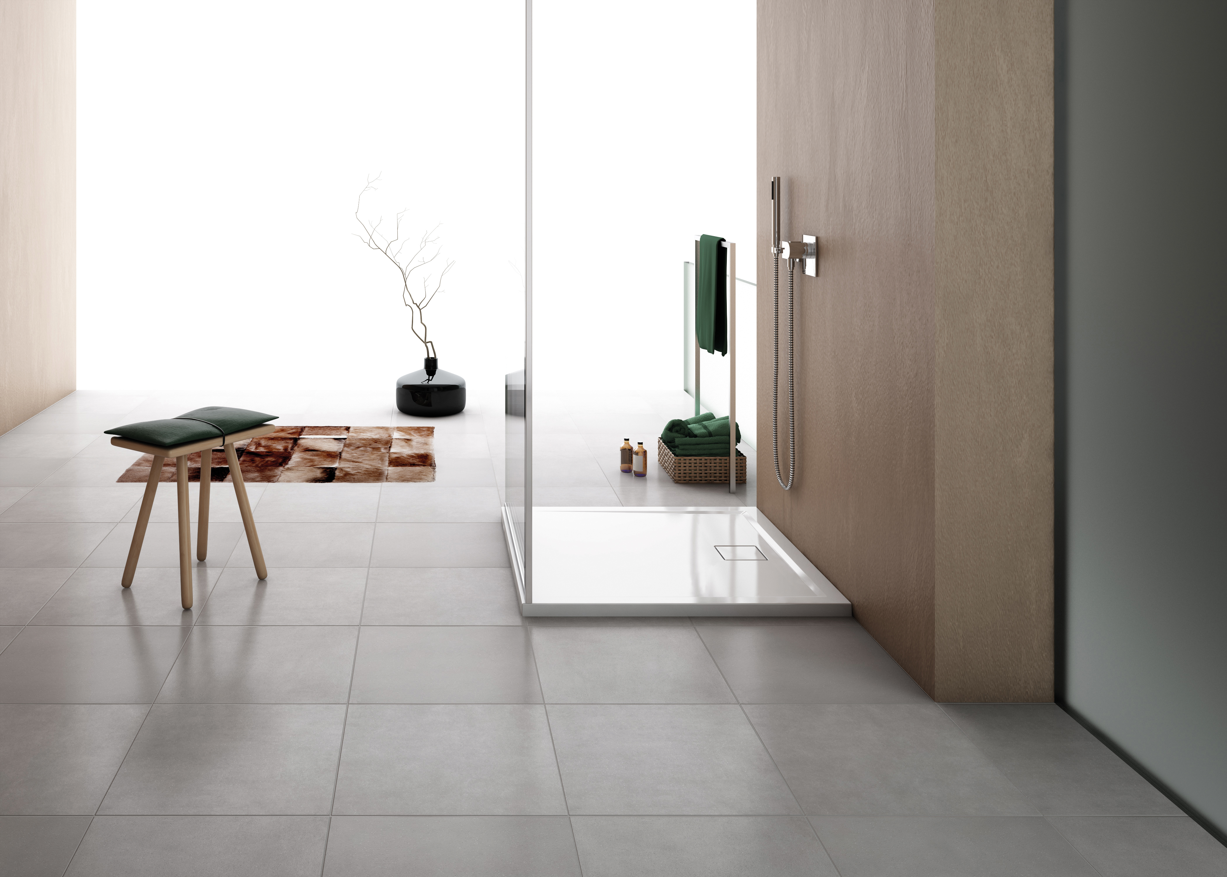 SanSwiss Livada brodzik 90x90 cm kwadratowy biały W20Q09004