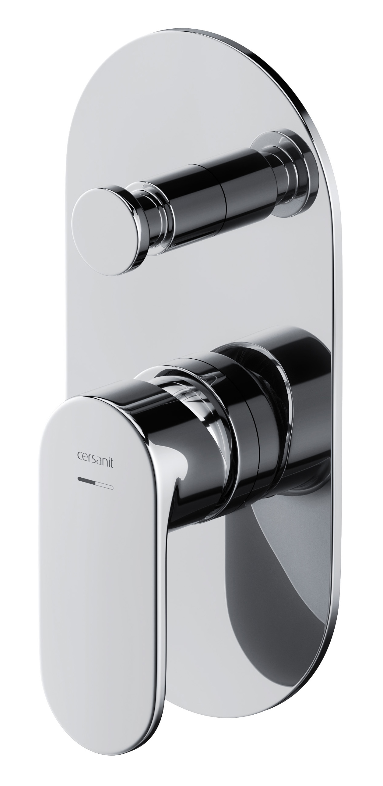 Cersanit Crea bateria wannowo-prysznicowa podtynkowa chrom S951-305