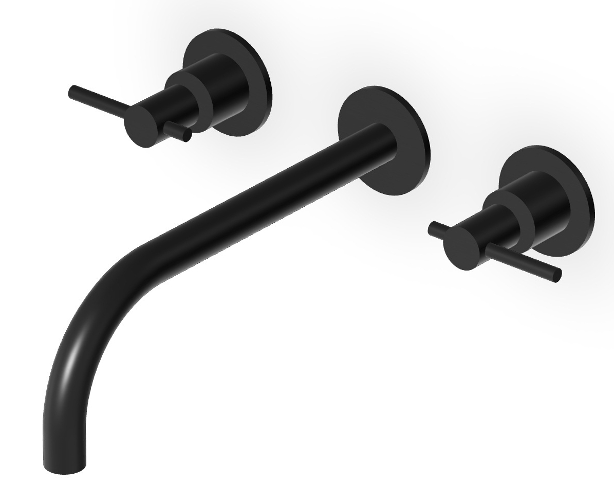 Zucchetti Helm bateria umywalkowa podtynkowa czarny szczotkowany ZHL761.XP81