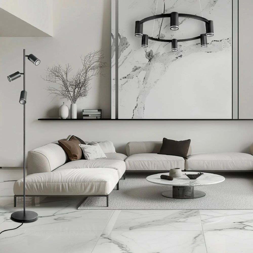 Goldlux Paris lampa stojąca 3x12 W czarna 326560 - Wysyłka w 24h