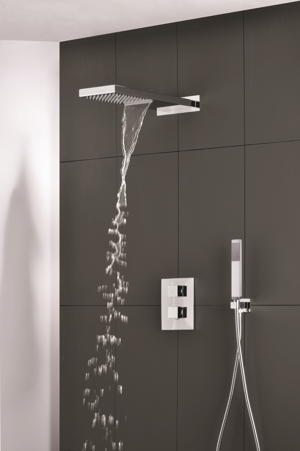 Paffoni Level bateria wannowo-prysznicowa podtynkowa termostatyczna chrom LEQ518CR